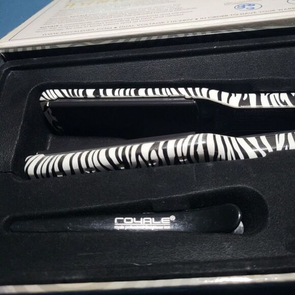 Pro Royale Professional Ceramic Straightener Iron  Wet to Dry Zebra - Picture 3 of 10